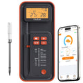 AI Digital Meat Thermometer, 500 ft Long Range Bluetooth Grill Thermometer for Smoker, Oven, BBQ, Digital Food Thermometer for Kitchen Cooking (Single Probe)