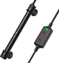 NICREW 200W Aquarium Heater with Temperature Adjustable Controller & Dual Sensors, 30-50 Gallon Submersible Fish Tank Heater, Overheat Protection