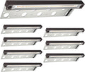 8-Pack UL Listed LED Hardscape Lighting, 12 Inch Retaining Wall Lights, 9W 3000K Landscape Lighting, Die-cast Aluminum Housing Paver Wall Lights, Low Voltage 12V AC/DC