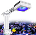 PopBloom WiFi Reef LED Aquarium Light, Reef Aquarium Lighting for Marine SPS LPS Corals Saltwater Fish Tanks, APP Fully Programmable (RL115 with Arm Kit)
