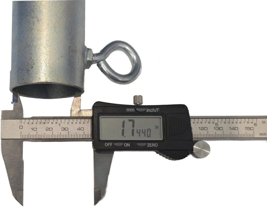 6-Leg Single Sided Slope Canopy Lean-to Awning Sloping Carport Fittings Set for EMT Pipes (Choose Pipe Size) (Connects 1-5/8" Pipes)