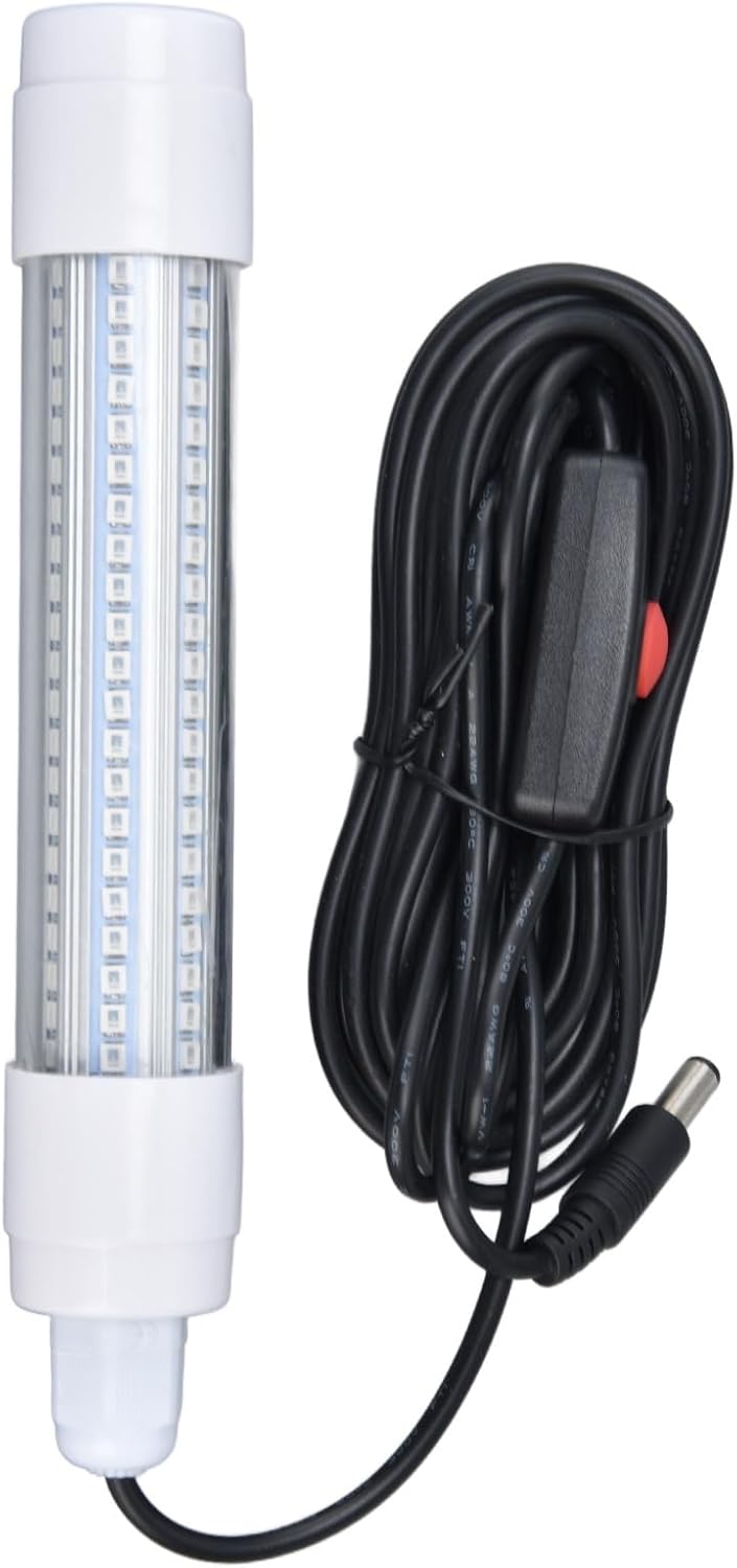 Keenso Fishing Light 126 LED IP68 1000 Lm Submersible Night Fish Finder Lamp for Underwater Lighting