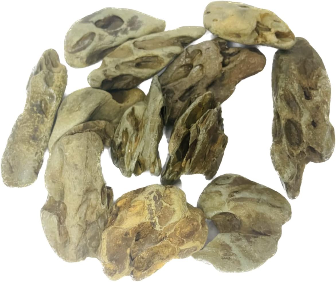 Natural Stone Aquarium Decoration 4.4 lb Dragon Stone Aquascaping Rock Mixed Sizes for Micro Landscape Fish Tank Decor