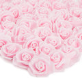 Juvale Wedding Decor Artificial Flowers Carnation Heads - Faux Flowers for Vase, Centerpiece Table Decorations, Wedding Centerpieces & Bridal Bouquet & - Bulk 100 Pack, 3-Inch Diameter, Light Pink