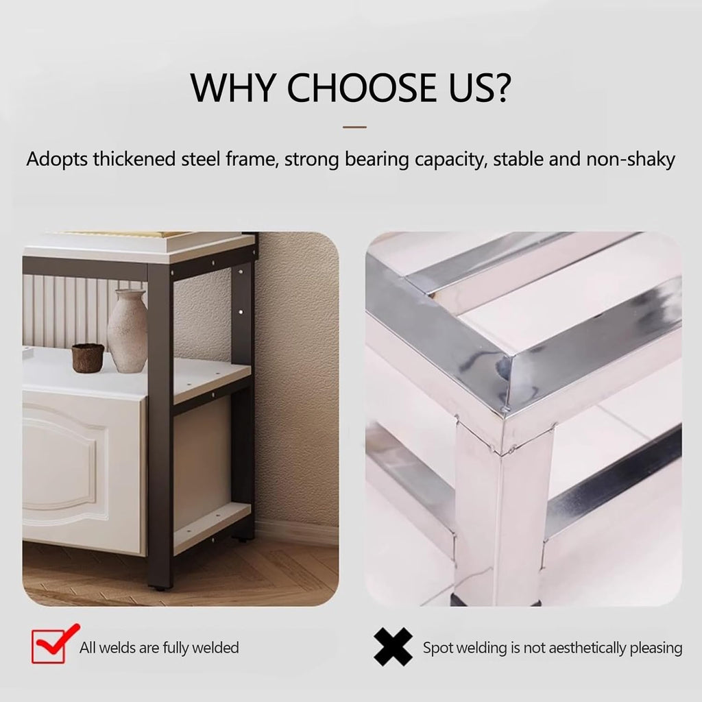 Large Aquarium Stand with Storage Cabinet, Adjustable Height, High Load Capacity, Suitable for Reptile/Reptile Tanks(Teak,70x40cm/27.6x15.7in)