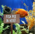 Funny Fish Tank Decor Fish Pee in Here Aquarium Decor Gag Gift for Fish Tank Gag Gift for Friend Moana