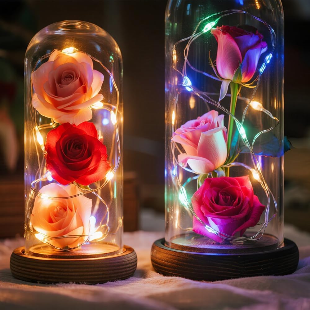 USB Fairy Lights 2 Pack,100 LED Plug in String Lights with 8 Modes for Indoor and Outdoor,Bedroom Decor,Wedding Party Christmas Valentine's Day Wreath DIY Decoration,Multicolour