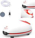 1w Ultra Quiet Aquarium Air Pump, Aquarium Aerator Adjustable Airflow, Single Hole Suitable for 20 to 40 GPH Fish Tank