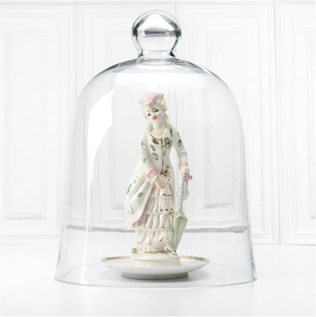 Plymor 10" x 13" Bell Jar Glass Display Dome Cloche (Interior Size 9.5" x 10.5")