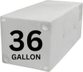36 Gallon RV Fresh Water Tank, Potable Water Storage Tank for Drinking, Cooking, Cleaning, Showering, for Campers, Trailers, Motorhomes, RVs, Cube Shape, 37" x 16" x 15" (WT-5549)