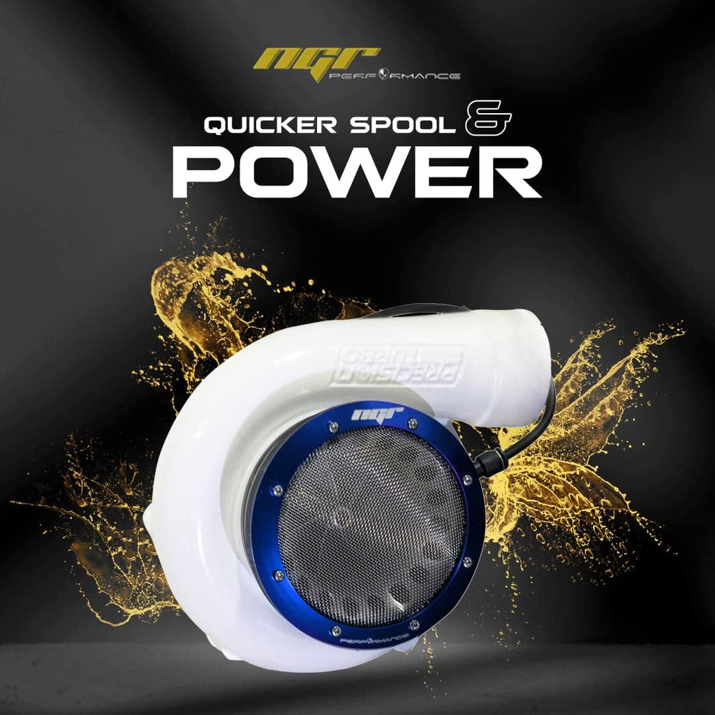 NGR Street Turbo Filter - One Piece Design (Blue) - Fits 4in & 3.5in with Sleeve Option