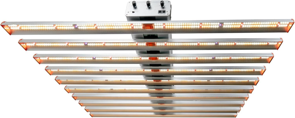 700W LED Grow Light Full Spectrum Professional Linkable Bar Style Plant Light Dimmable for Indoor Growing Commercial Hydroponic Growing 395 + 660 + 730 nm UV Red Infrared Enriched