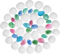 68 Pcs Small Natural Scallop Seashells 1-1.5 Inch Decorative Sea Shells for DIY Painting Projects,Coastal Crafts,Beach Theme Decor,Wedding Centerpieces, Aquarium,Vase Fillers,White,Colored Mix