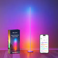 Nanoleaf Matter Smart Floor Lamp, LED Standing Lamps Work with Alexa, Music Sync Corner Lamp,16 Million Colors, 1700lm RGBTW Floor Lamp with Voice Control for Living Room, Ambient Lighting, White