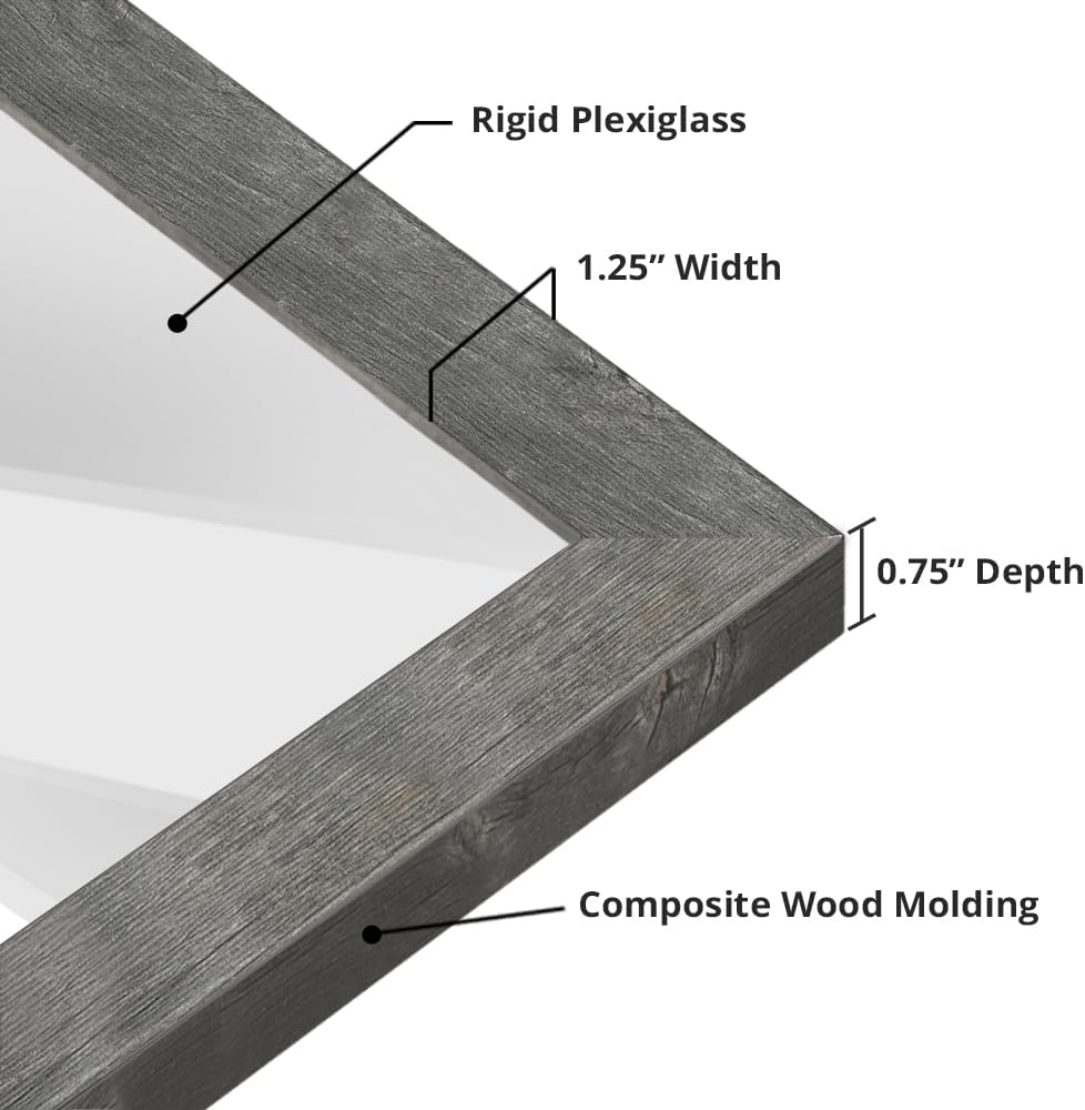 wallsthatspeak 18x27 American Barn Picture Frame for Puzzles Posters Photos or Artwork
