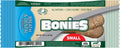 Bonies Natural Breath and Dental Formula Small-Sized Single Bone - All-Natural Ingredients, Fresh Breath, Cleans Teeth, Low Calories, Chicken Flavor, Small Dog, 1 Bone