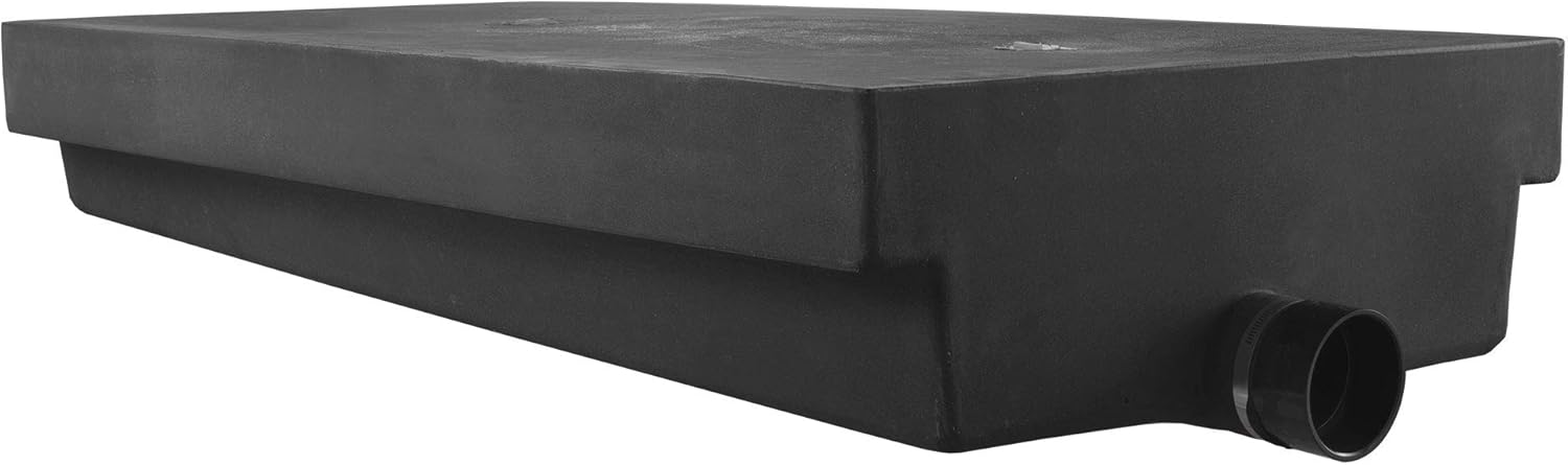 RecPro 50 Gallon RV Holding Tank 53" x 27" x 10 1/2" | Waste Water Tank | RV Waste Water Tank | RV Water Holding Tank | Includes Fittings Kit | Made in America