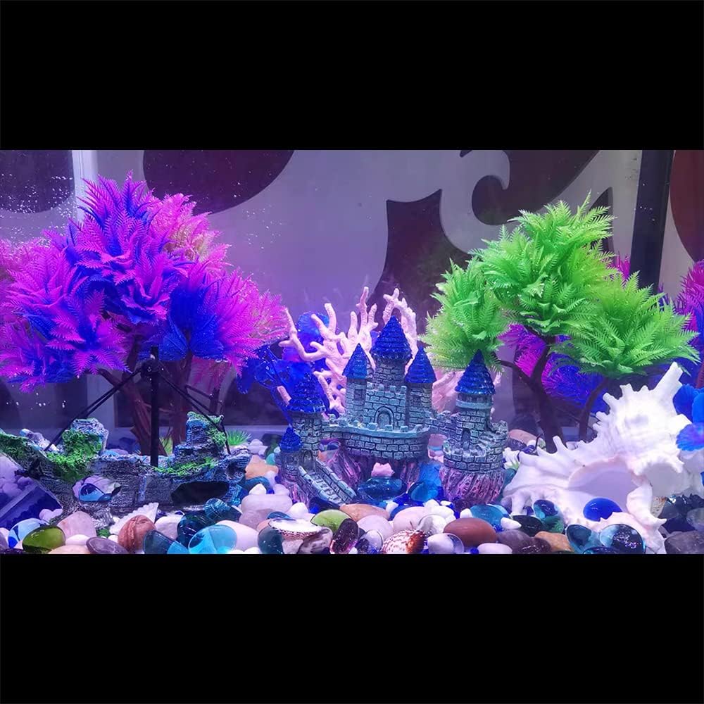 Aquarium Decorations Castle - Aquarium Ornament Super Castle 5.1 inches Avoice
