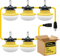 New Upgrade 50FT Construction String Lights LED Industrial Grade Best for Construction Sites,Renovation, Walkways,Patio,Mine cave,Outdoor Lighting Solutions Use,Free for Climbing Hook 3Prong