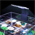 Mini Clip On Fish Tank Light 7W Small Aquarium Light for 1 to 5 Gallon Nano Tanks USB Moving Lamp with White Red Blue Green LED (Adapter NOT Included)