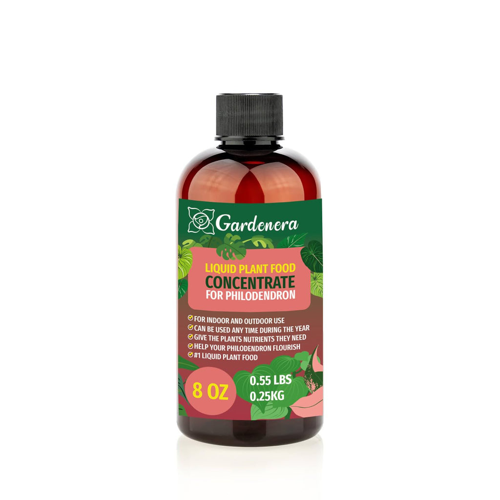 Gardenera Plant Growth Superfood for PHILODENDRON with 18 Vitamins & Minerals - Organic Plant Food Fertilizer - Micro-Fungi and Bio-Organisms for PHILODENDRON Plant Care & Growth Enhancement - 8oz