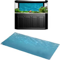 Aquarium Poster, Underwater Paper Cling Sticker with Sea Water Pattern Aquarium Wallpaper Background Decoration Picture PVC Adhesive Poster (122 * 50CM)