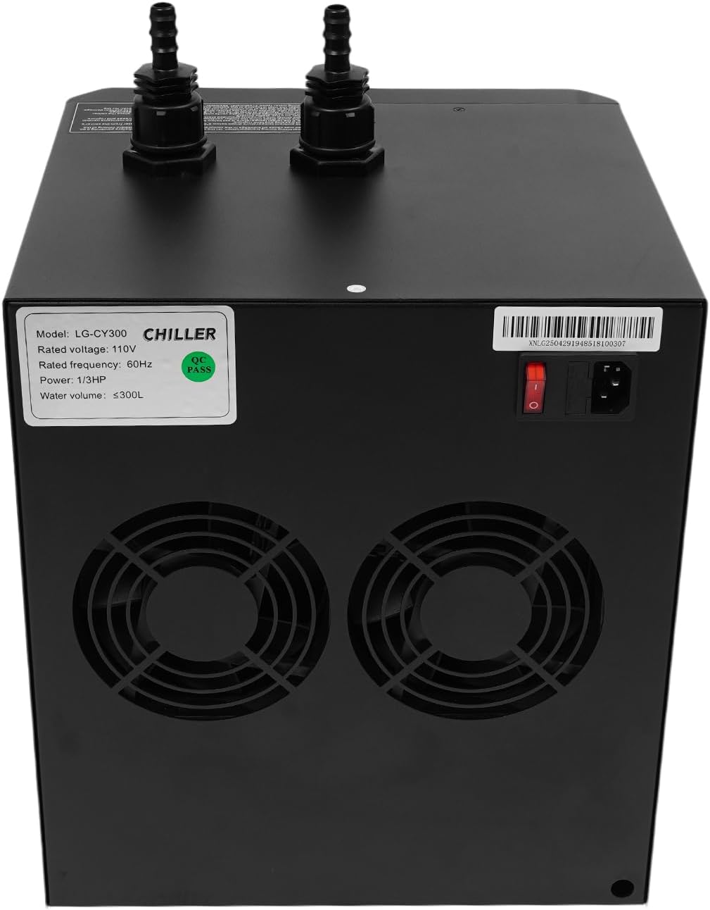 Aquarium Chiller 1/3HP 79.25Gal 300L Fish Tank Water Cooler, Hydroponic Water Chiller Cooling System with LCD, Water Pump, Remote Control for Axolotl Coral Jellyfish, Seawater & Fresh Water