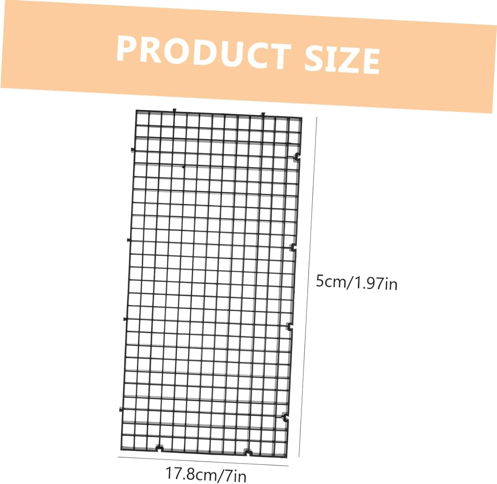 6pcs Aquarium Fish Tank Isolation Divider Grid Plate Plastic Filtration Mesh Easy to Install for Betta and Shrimp Breeding