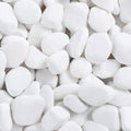 SIDONG 10 lbs White River Rocks, 1.2-2 Inches Matte Pebbles for Indoor Plants, Aquarium Rocks Used in Fish Tank, Decorative Stones for Plants, Vases, Home Décor, Crafting, Garden Landscaping