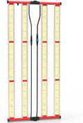 AGLEX 420W Full Spectrum LED Grow Light with UV & IR, 1360 LEDs, Dimmable Daisy Chain, High PPFD Bar Style, 4x5 ft Coverage, Foldable for Indoor Plant Growing, Commercial Seeding Veg Flower - M400