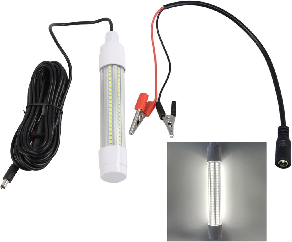 Keenso Fishing Light 126 LED IP68 1000 Lm Submersible Night Fish Finder Lamp for Underwater Lighting