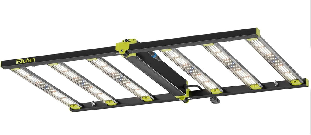 NHI3200 320W LED Grow Lights, Commerial Full Spectrum Bar Style LED Grow Lamp for Indoor Plants, Dimmable Daisy Chain, 2x4ft Coverage Growing Lamp for Hydroponics, Greenhouse Plant Growing