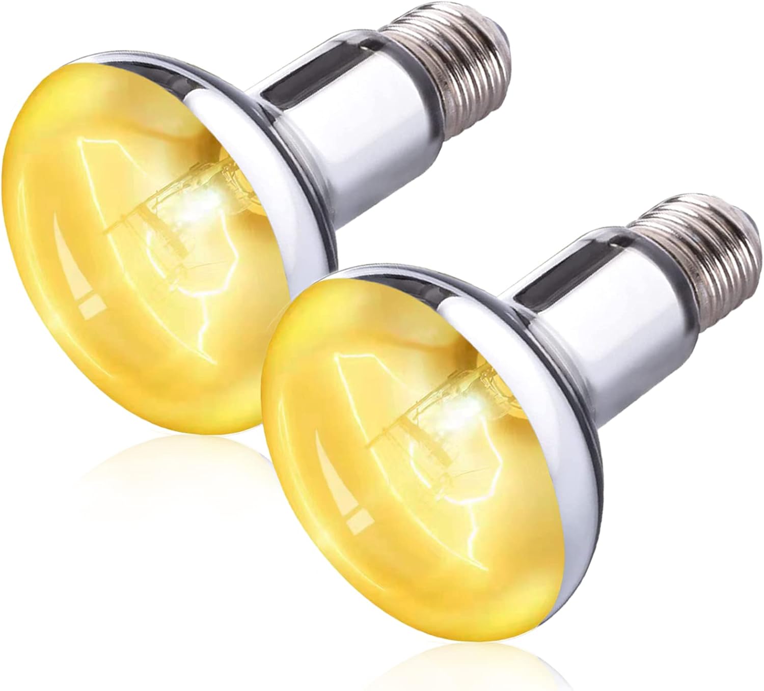2 Pack 100W UVB UVA Reptile Light,Reptile Heat Lamp Basking Bulb for Bearded Dragon,UVB Bulb Basking Light for Reptiles…