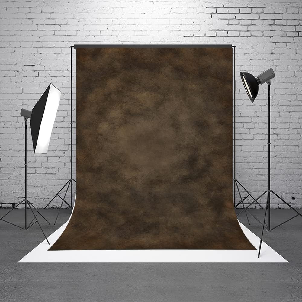 6x9ft Dark Brown Mottled Texture Photography Backdrop for Portrait Photo Studio Prop Abstract Background for Photographyer