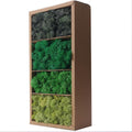 Preserved Moss-1.1lb 4 Color Mix Pack Reindeer Craft Moss, Green Moss Artificial Moss Suitable for Flowerbeds, Crafts, Home Office Artistic Decoration(Green Tones-3)