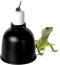 BNOSDM Reptile Light Fixture,5.5 Inch Deep Dome Reptiles Heat Lamp Fixture for UVB UVA Bulb,Heat Basking Bulb,Optical Reflection Heat Lamp Fixtures for Reptile Amphibian Tank Terrariums
