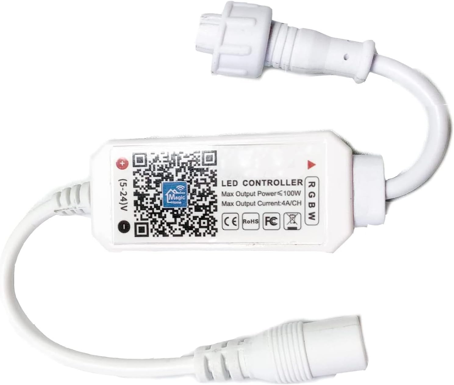 Lominie Dimmable 4 Channels Wi-Fi Controller with 5-pins Compatible LED Aquarium Light