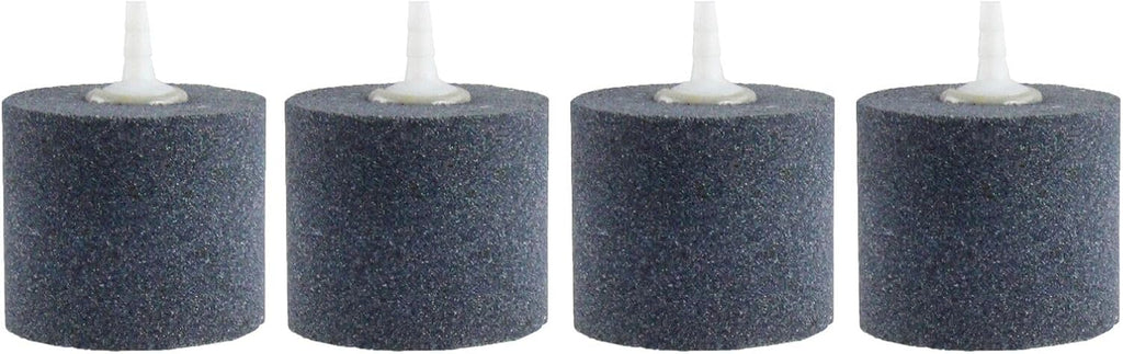 AQUANEAT Aquarium Air Stones 2x2 inch 4 Pack, Aerator Bubble Diffuser, Air Pump Accessories for Hydroponic, Pond, Aquarium Fish Tank