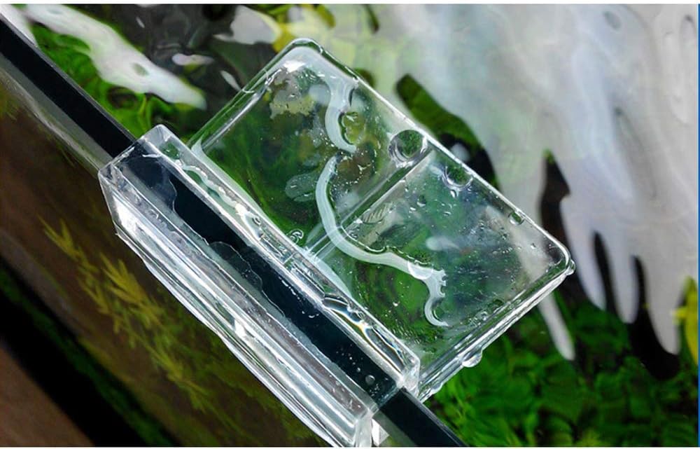 4pcs Clear Color Acrylic Aquarium Fish Tank Glass Cover Clip Support Holder (10mm)