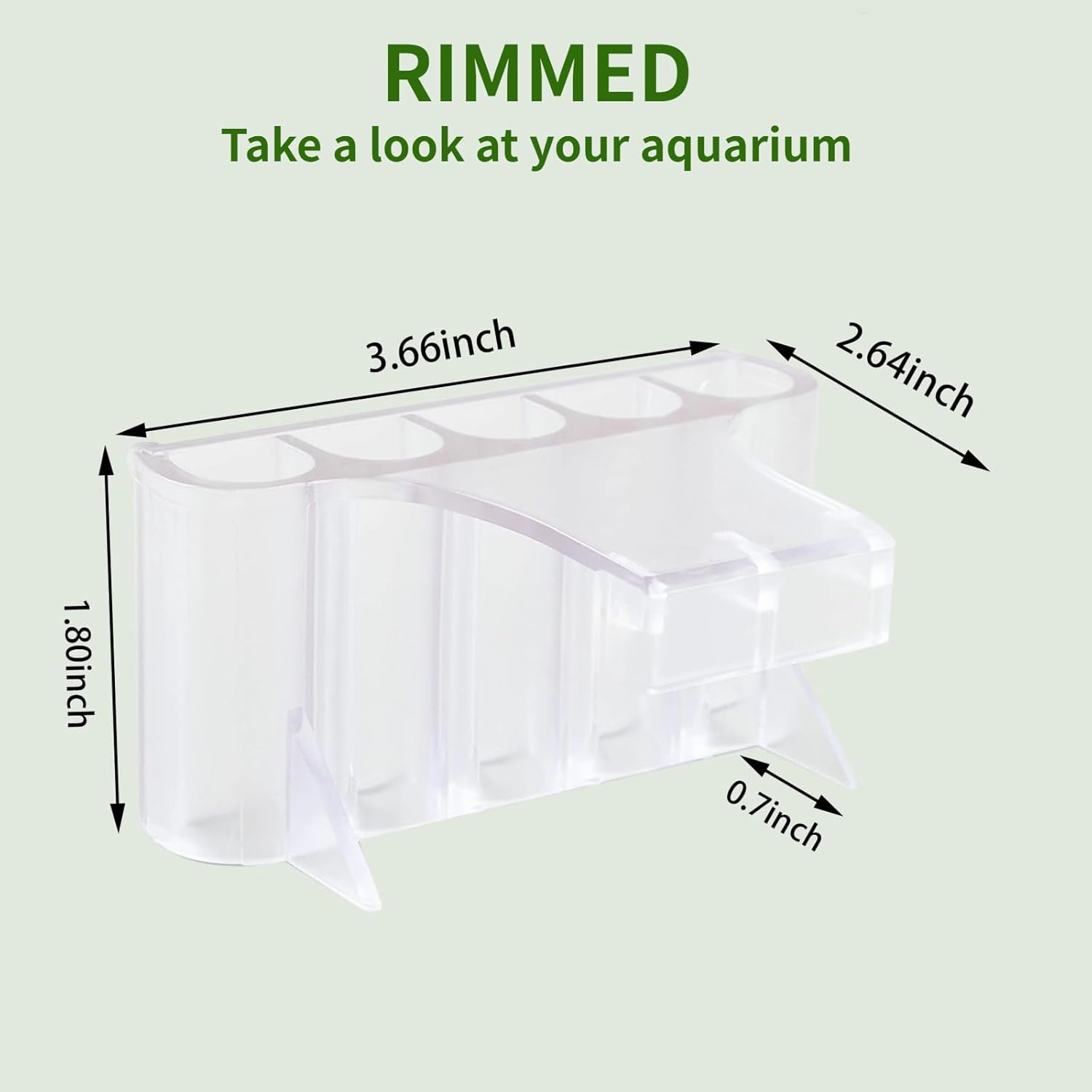 2 PCS Aquarium Plant Holder Top Hanging Fish Tank Plant Pot Aquarium Planter Cups for Water Feature Decoration