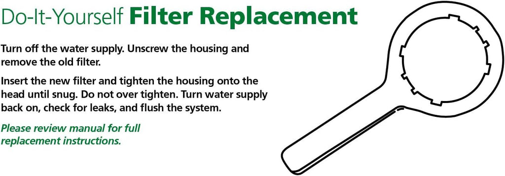 AO Smith Single-Stage Whole House Water Filtration System - Sediment Pre-Filter - NSF Certified - AO-WH-PRE