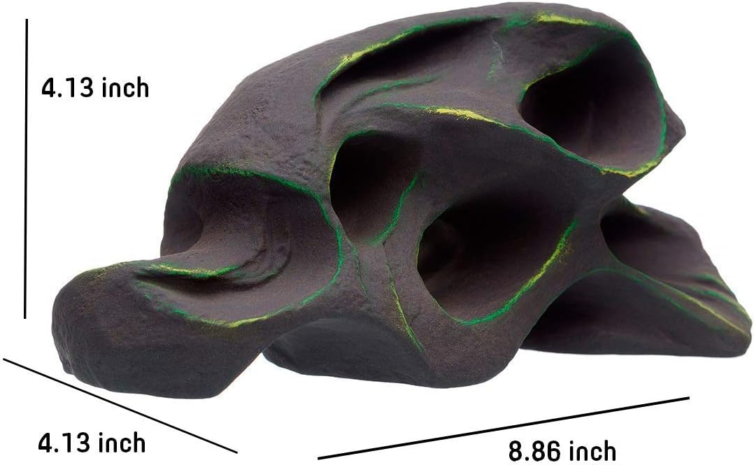 Plecoceramics Honeycomb Aquarium Hiding cave Decoration for bettas Cichlids plecos