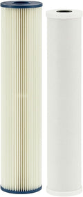 Kind Water 5-Micron Sediment & Carbon Replacement Filters – Fits Kind & Evo E-1000/E-3000 Whole House Water Systems – Includes O-Ring Kit & Lubrication – 6-12-Month Filter Refill
