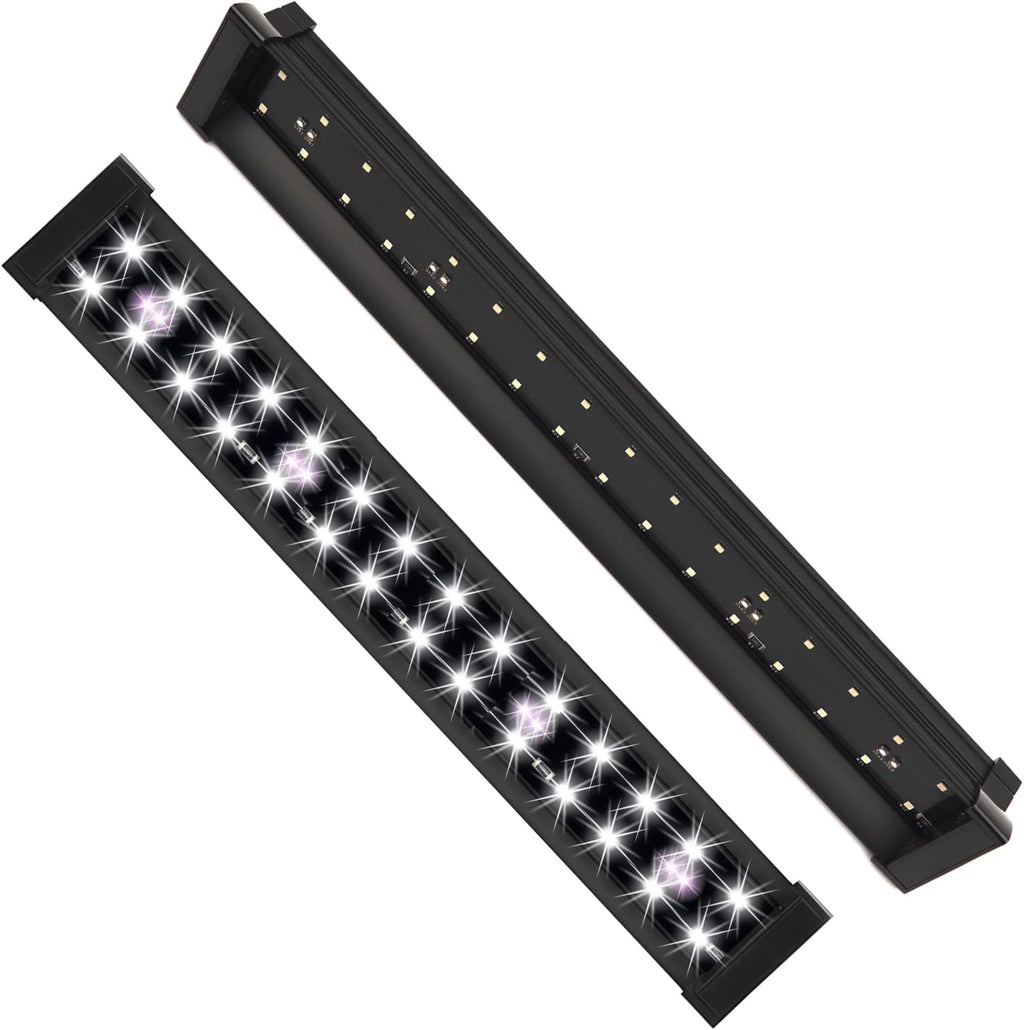 Reptile LED UVB Light – 16-INCH 18W UVB10.0 Linear UV Lamp for Bearded Dragons, Turtles & Lizards – Strip UVB Bar with UVA UVB Output, 8 X UV Beads, 6500K – Bulb-Free