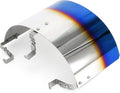PTNHZ Universal Stainless Steel Air Intake Filter Cover Heat Shield Fits for 2.5-3.5" Cone or Cylinder Filter Burnt Blue