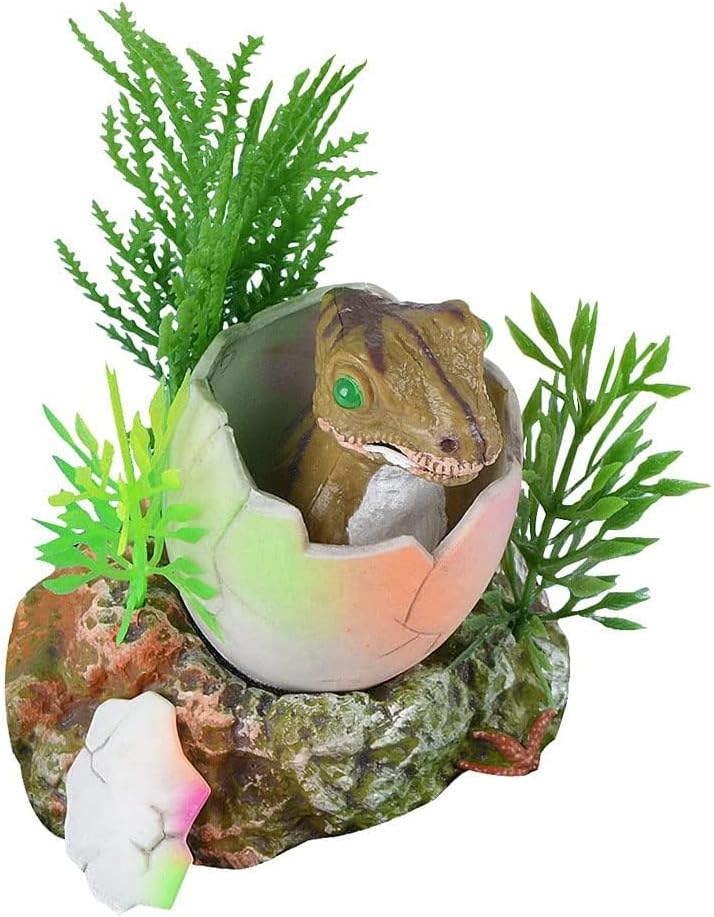 Aquarium Dinosaur Thematic Decorations Fish Tank Dinosaur Egg Oxygen Action Air Bubble Crafts for Aquarium,Fish Tank Ornaments