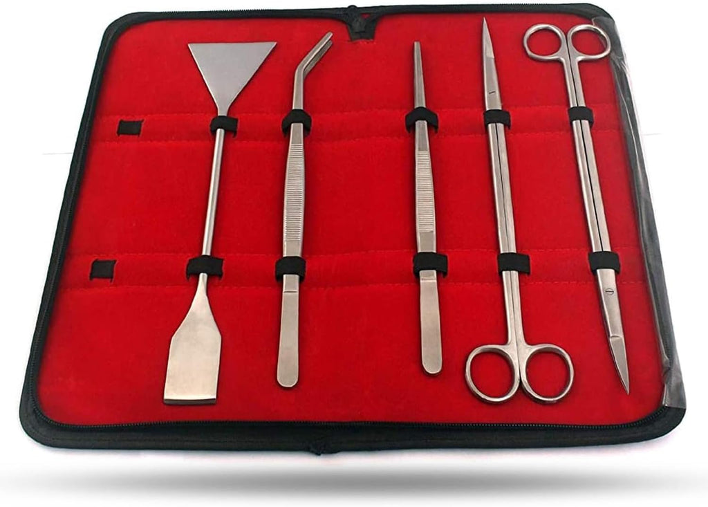 Aquarium Plant Tools, Aquatic Plant Stainless Steel Tweezers Scissor Spatula Planted Aquarium Tools Set & Aquarium Starter Kit Y