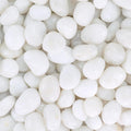 Pebbles for Indoor Plants, 10lbs White Pebbles 0.5-1.2 Inch Decorative River Rocks for Planters, High Polished Stones for Vase Filler Fish Tank Landscaping Garden