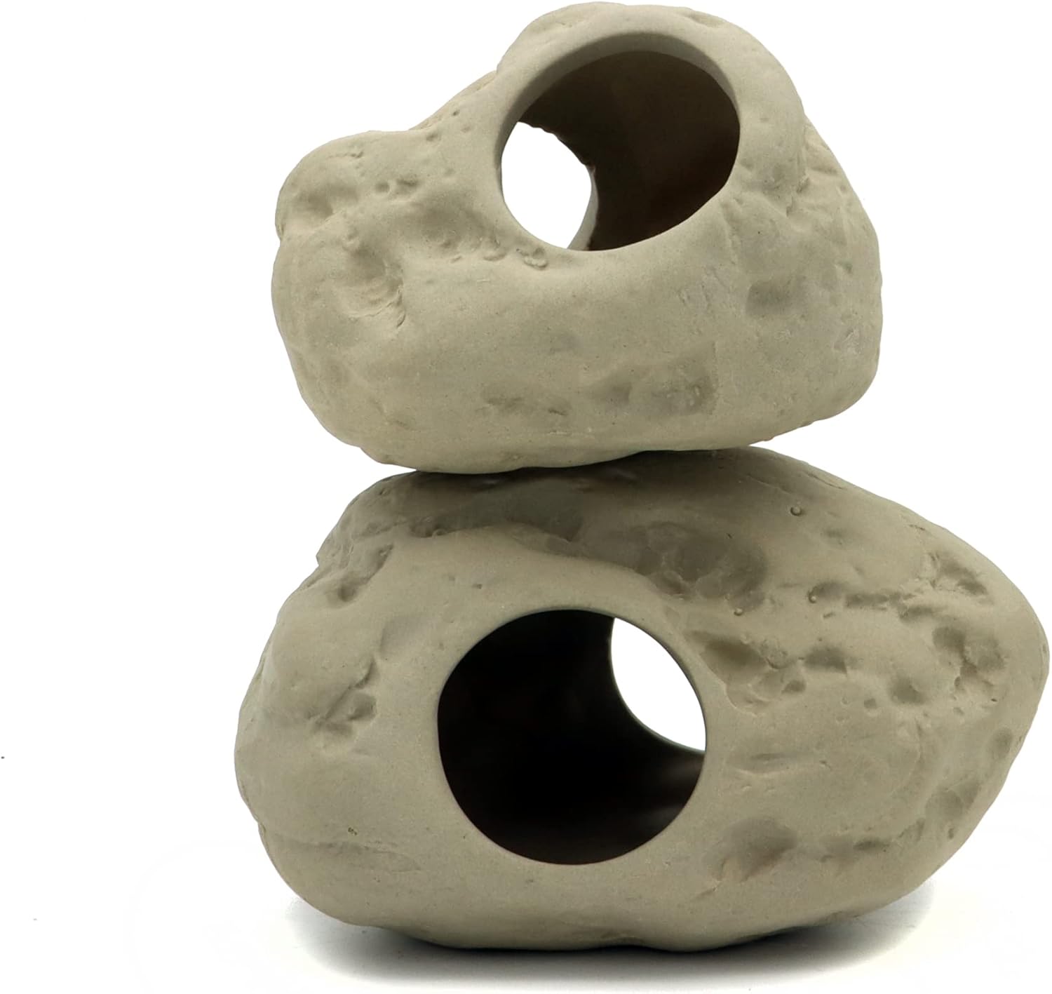 ALEGI Aquarium Decoration Rock Caves, Betta Fish Tank Accessories Hideout, Cichlid Stackable Cave Hiding (Small & Medium)