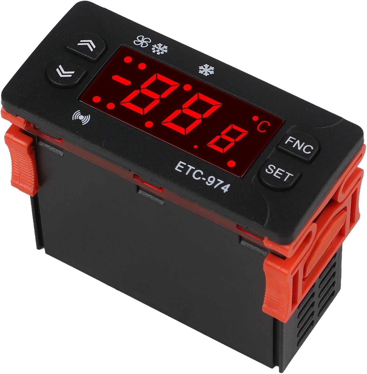 ETC 974 Intelligent Digital Temperature Controller with Dual Sensors for Precise Heating and Cooling Control Wide Temperature Range Accurate Measurement for Industrial and Laboratory Use